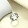 YFN Cross Ring Vintage Sterling Silver Mens Cross Band Rings Size 9.5 YFN Cross Ring Vintage Sterling Silver Mens Cross Band Rings Size 9.5