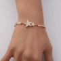 BAUNA Teacher Bracelet Gift Thank You Starfish Bracelet Never Underestimate The Different You Made and The Lives You Touched Appreciation Gift for Social Worker Volunteer