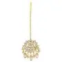 Aheli Elegant Indian Wedding Wear Faux Kundan Studded Choker Necklace with Maang Tikka Set Ethnic Fashion Jewelry for Women Aheli Elegant Indian Wedding Wear Faux Kundan Studded Choker Necklace with Maang Tikka Set Ethnic Fashion Jewelry for Women