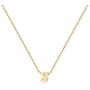 Dainty Tiny Initial Necklace, 14K Gold Plated Lowercase Letter Necklace Small Initial Pendant Necklaces for Women Girls Personalized Minimalist Delicate Monogram Children Kids Alphabet Necklace