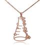 Clayton Jewelry Labs Erlenmeyer Flask Stainless Steel Pendant Necklace
