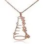 Clayton Jewelry Labs Erlenmeyer Flask Stainless Steel Pendant Necklace