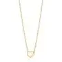 14K Yellow Gold Floating Heart Pendant Necklace Polished Shiny on Cable Chain Italy 17.5'' 14K Yellow Gold Floating Heart Pendant Necklace Polished Shiny on Cable Chain Italy 17.5''