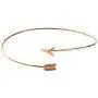 SENFAI Arrow Bangle Adjustable Wire Wrapped Bracelet Simple Style SENFAI Arrow Bangle Adjustable Wire Wrapped Bracelet Simple Style