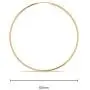Highstreet fine .925 Sterling Silver hoop earrings for women | elegant trendy design | light and easy to wear| Hypoallergenic