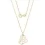 Disney Jewelry Mickey or Minnie Mouse 14k Yellow Gold Cutout Silhouette Pendant Necklace, 18''