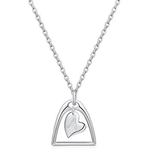 IEFSHINY Horse Gifts for Girls Women, Lucky Horseshoe Necklace 14k Gold Silver Plated Love Heart Necklaces Horse Jewelry Personalized Horse Gifts for Horse Lovers IEFSHINY Horse Gifts for Girls Women, Lucky Horseshoe Necklace 14k Gold Silver Plated Love Heart Necklaces Horse Jewelry Personalized Horse Gifts for Horse Lovers