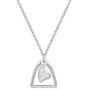 IEFSHINY Horse Gifts for Girls Women, Lucky Horseshoe Necklace 14k Gold Silver Plated Love Heart Necklaces Horse Jewelry Personalized Horse Gifts for Horse Lovers