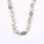 BALIBALI Semi Precious Stone Beaded Choker Necklace 14K Gold Plated Natural Stone Double Strand Necklace Layered Short Necklaces