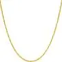 LIFETIME JEWELRY 1.2mm Twisted Cobra Chain Necklace for Women & Men 24k Gold Plated