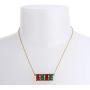 Betsey Johnson Festive Gummy Bear Necklace & Stud Earrings Set
