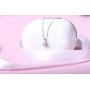 Dazzlingrock Collection 0.25 Carat (ctw) 10K Gold Round Diamond Ladies Heart Pendant 1/4 CT (Silver Chain Included)