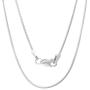 Zhx 3PCS/5PCS 925 Sterling Silver Snake Chains Necklaces 16'' 18'' 20'' 22'' 24'' 26'' 28'' 30'' Zhx 3PCS/5PCS 925 Sterling Silver Snake Chains Necklaces 16'' 18'' 20'' 22'' 24'' 26'' 28'' 30''