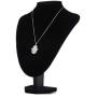 LUSSO Hamsa Hand of Fatima Pendant Necklace Evil Eye Necklace Dainty Fashion Jewelry Egyptian Necklace Good Luck Stainless Steel Pendant Success and Protection Pendant for Men Women