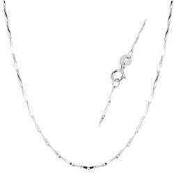 ByLove Jewelry Sterling Silver Bar Link Chain Necklace