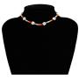JOYID 2pcs Boho Beads Choker Necklace Chain Sweet Daisy Flower Necklaces Jewelry for Women Girls