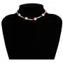 JOYID 2pcs Boho Beads Choker Necklace Chain Sweet Daisy Flower Necklaces Jewelry for Women Girls