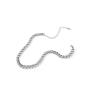 Cathercing Women Chain Choker Necklace Big Link Necklace for Women Trendy Jewelry Necklaces Chains Punk (silver)