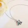 CHENGHONG Panda Necklace for Women Girls 925 Sterling Silver Cute Panda Stuffed Animal Pendant Necklace Panda Bear Gifts Christmas Jewelry CHENGHONG Panda Necklace for Women Girls 925 Sterling Silver Cute Panda Stuffed Animal Pendant Necklace Panda Bear Gifts Christmas Jewelry