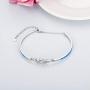 WINNICACA Women Opal Cuff Bangle Bracelet,Hypoallergenic Sterling Silver Inspirational Jewelry Birthday Mothers Day Gifts for Her Mom Friends