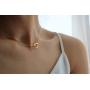 Soul Sister Pendant Necklace for Sister Gift Two Interlocking Heart Necklace Friendship Necklace Jewelry Women