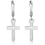 Gem Stone King Gorgeous Small Cross Dangle Earrings Gem Stone King Gorgeous Small Cross Dangle Earrings