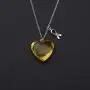 CENWA Cancer Awareness Jewelry Yellow Awareness Necklace with Hope Ribbon Charm Cancer Awareness Jewelry Gift for Endometriosis/Bladder Cancer/Suicide Prevention/Bone Cancer