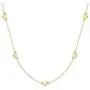 Yafeeso Solid 14K Gold Heart Necklace for Women Heart Station Pendant Necklace Love Heart Jewelry Anniversary Birthday Gifts for Her, 16+2 Inch