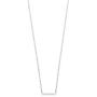 Boma Jewelry Sterling Silver Mini Bar Necklace, 18 Inches