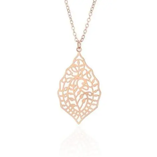 Ouran Long Necklace for Women,Leaf Pendant Necklace for Girls Gift Rose Gold Chain Necklace Vintage Necklace Ouran Long Necklace for Women,Leaf Pendant Necklace for Girls Gift Rose Gold Chain Necklace Vintage Necklace