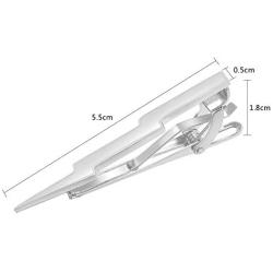 Yoursfs Lightning Bolt Tie Clip for Men Tone Birthday Gift for Boyfriend Flash tie Clip for Boy