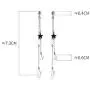 Tassel Star Threader Chain S925 Sterling Silver Long Dangle Drop Earrings for Women Girls Elegant Cute Ball Stud Dangling Hanging Fashion Lucky Star Lightweight Hypoallergenic Jewelry Gifts Birthday Tassel Star Threader Chain S925 Sterling Silver Long Dangle Drop Earrings for Women Girls Elegant Cute Ball Stud Dangling Hanging Fashion Lucky Star Lightweight Hypoallergenic Jewelry Gifts Birthday