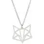 VASSAGO Stainless Steel Origami Geometric Fox Head Pendant Necklace Hollow Out Design Animal Charm Necklaces for Men Women Boys and Girls VASSAGO Stainless Steel Origami Geometric Fox Head Pendant Necklace Hollow Out Design Animal Charm Necklaces for Men Women Boys and Girls