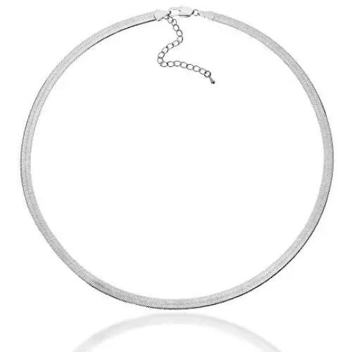JIBSA 18K Gold Plated Choker Layered Thin Dainty Chain Necklace 14'' 16'' 18'' Long for Women Teen Girls Fashion Jewelry JIBSA 18K Gold Plated Choker Layered Thin Dainty Chain Necklace 14'' 16'' 18'' Long for Women Teen Girls Fashion Jewelry