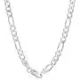 Authentic Solid Sterling Silver Figaro Link .925 ITProLux Necklace Chains 2MM - 10.5MM, 16'' - 30'', Silver Chain for Men & Women, Made In Italy, Next Level Jewelry