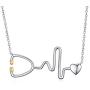 SOULMEET Sterling Silver Stethoscope Heart Pendant Necklace Medical Workers Doctor Nurse Gift Nursing Themed Jewelry