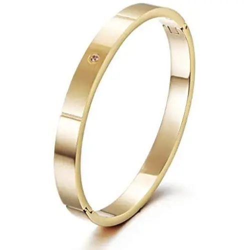 WISTIC Mens Cuff Bangle Bracelets Black Bangle with Stainless Steel Bracelet Cuff and Magnetic-Clasp Plain Polished for Men WISTIC Mens Cuff Bangle Bracelets Black Bangle with Stainless Steel Bracelet Cuff and Magnetic-Clasp Plain Polished for Men