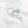 FUSTMW Happy Camper RV Keychain Camping Gift Trailer Vacation Campers Jewelry Take Time to Enjoy Every Day