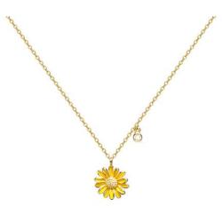 Daisy Necklace 925 Sterling Silver Flower Pendant Jewelry Gift for Women