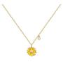 Daisy Necklace 925 Sterling Silver Flower Pendant Jewelry Gift for Women
