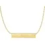 Ritastephens 14k Gold Bar Pendant Name Plate with Engraving Adjustable Necklace 16 to 18 Inches Ritastephens 14k Gold Bar Pendant Name Plate with Engraving Adjustable Necklace 16 to 18 Inches