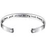 Unomor Bracelets for Women Mom Inspirational Gifts Cuff Bracelet Bangle Personalized Jewelry Birthday Gift for Her Stainless Steel Engraved with Gift Box