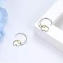 Dangle Drop Earrings Women 925 Sterling Silver Triskele Knot/lightning bolt/Elephant/Hoop Huggie Earrings Minimalist Earrings Jewelry Gift