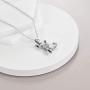 LUHE S925 Sterling Silver Cat Pendant Necklaces Jewelry Gifts for Little Teen Girls Daughter Women Cat Lover