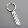 SEIRAA Here Am I. Send Me. Isaiah 6:8 Keychain Bible Verse Jewelry Christian Gift Inspiration Encouragement Gift