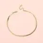 MoMoMin Simple Fashion Shiny Metal Snake Chain Choker Adjustable Necklace for Men Women Boys and Girls