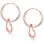 Big Apple Hoops - Jewelry High Polished Sterling Silver Small Heart Charm Hoop Earrings Made from Solid 925 Sterling Silver in 3 Color Rose, Silver, Gold Special Fashion Gifts for Women, Teens, Men Big Apple Hoops - Jewelry High Polished Sterling Silver Small Heart Charm Hoop Earrings Made from Solid 925 Sterling Silver in 3 Color Rose, Silver, Gold Special Fashion Gifts for Women, Teens, Men