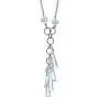 Hatroom Crystal Pendant Necklace for Women with Long Chain Made in Italy Hatroom Crystal Pendant Necklace for Women with Long Chain Made in Italy