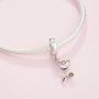 Pandora Jewelry Stethoscope Dangle Cubic Zirconia Charm in Sterling Silver