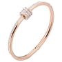 Arain Byqone Love Bracelet, Screw Bracelet Titanium Steel Bracelet, Buckle Bangle Bracelet High Polished Bangle Shiny Minimalist Stainless Steel Bangle for Women Stainless Steel Jewelry Come Gift Box